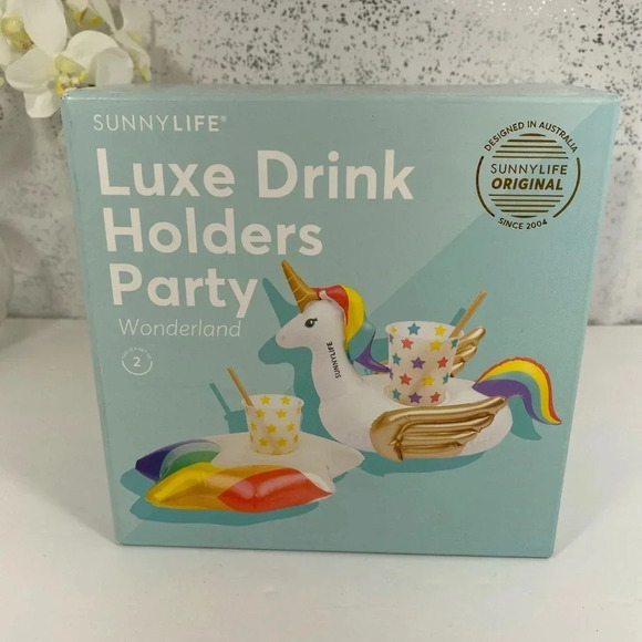 Sunnylife Unicorn Luxe Drink Holder Party Style - Picture 1 of 6